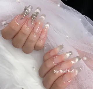 ネイル HANA 長さだしのネイルデザイン