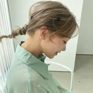 ミディアム カラー 坂本 圭太朗のヘアスタイル