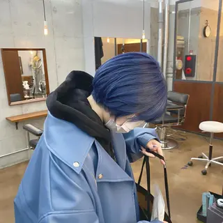 ショート カラー ハイトーン/デザイン hirokiのヘアスタイル