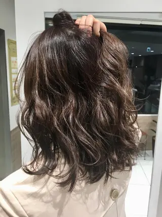 セミロング 店長 小池アキトのヘアスタイル