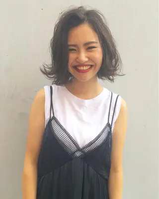ショート カラー 奥秋 理紗　sai xのヘアスタイル