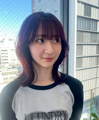 カラー SALOWIN栄 高須大貴のヘアスタイル