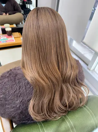 ロング 髪質改善/韓国風 /岡崎/松尾優依のヘアスタイル