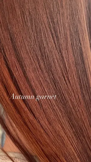 ロング 艶髪color💎髪 質改善ストレート大吉のヘアスタイル