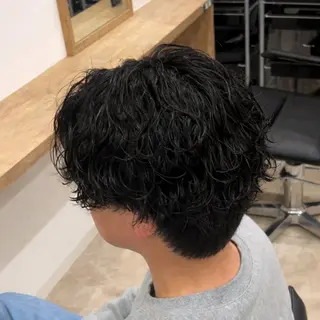 パーマ メンズ 波巻き🌊✖️ シャドウ🐾/AOIのヘアスタイル