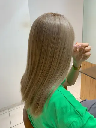 セミロング MORISAKI ✂︎縮毛矯正のヘアスタイル