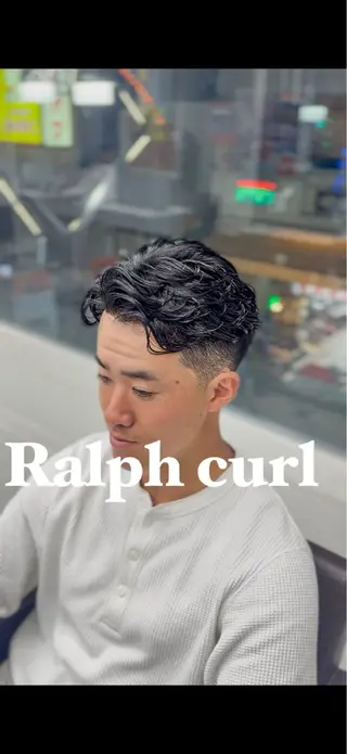 ショート パーマ メンズ ツイスパ達人 龍雅💈のヘアスタイル
