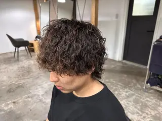 パーマ メンズ Brandnew 東生駒本店小川タスクのヘアスタイル