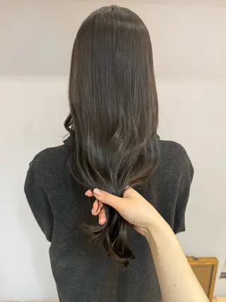 セミロング カラー Lomalia 🤍🫧/makoのヘアスタイル