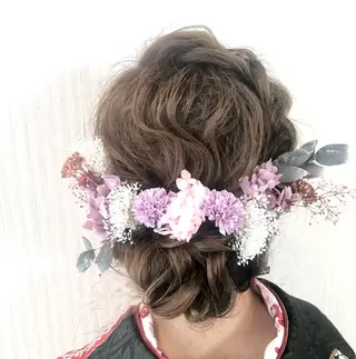 ヘアアレンジ 菊池 栄里奈のヘアスタイル