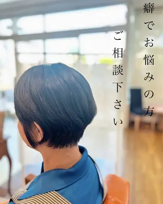 ショート ナチュラルオーブン 大村店🍀深松孝枝のヘアスタイル