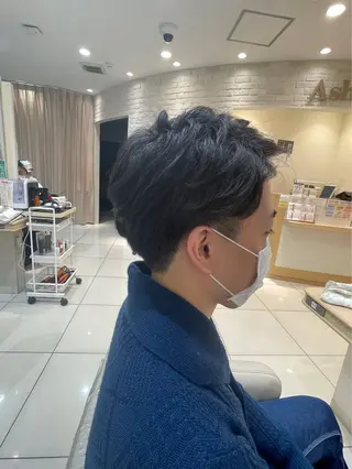 ショート パーマ メンズパーマ特化型 美容師/荒井海音のヘアスタイル