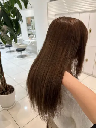 カラー 🎀TEN🎀 オリーブベージュのヘアスタイル