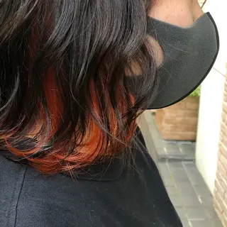 ミディアム カラー ，comma momoka🪄のヘアスタイル