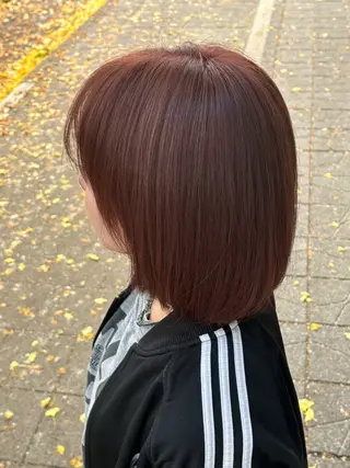 ミディアム カラー 🍓ハイトーンカラー 🎀nene🍓のヘアスタイル