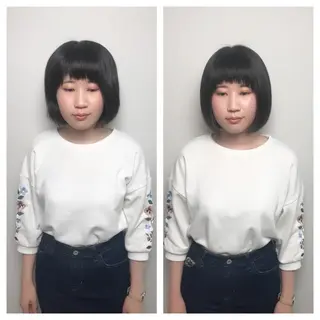 ショート カラー パーマ 岩田菜央 《武蔵小杉》のヘアスタイル