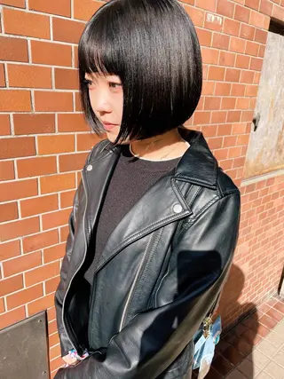 ショート 丹羽大喜 縮毛矯正/美髪矯正のヘアスタイル