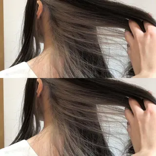 ミディアム カラー 韓国ヘア 店長NEGIのヘアスタイル