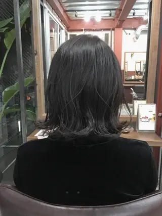 ミディアム ノグチ ユウキ/ボブのヘアスタイル