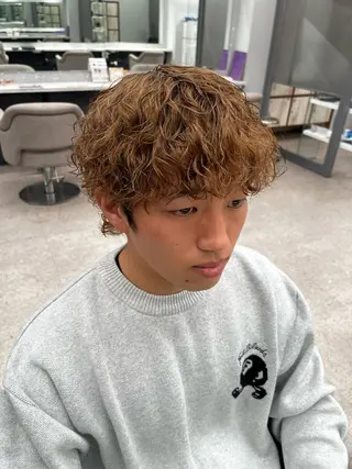 パーマ メンズ 🍐シャドウパーマ メンズ特化/守岡🍐のヘアスタイル