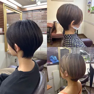 ショート カラー 🌱ケミカル美容師 未来を綺麗に🌱優吾のヘアスタイル