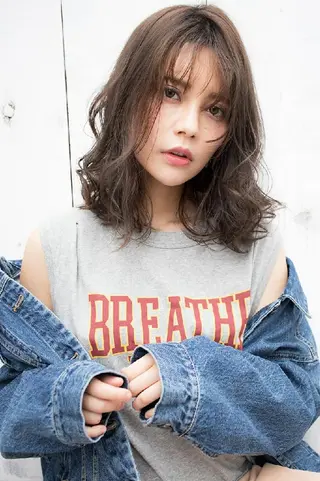 ミディアム パーマ カラー ショート✨ボブ✨代表 新田見美仁のヘアスタイル