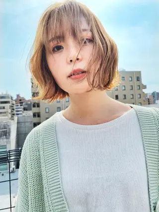 ショート カラー ヨシモトリョウ 髪質改善/美髪のヘアスタイル
