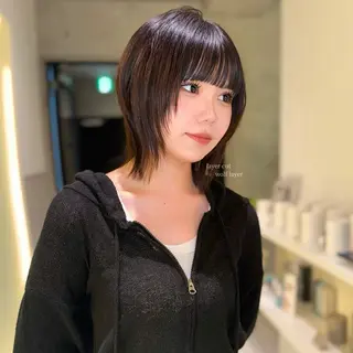 ショート karina🌿レイ ヤーカット/髪質改善のヘアスタイル