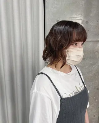 パーマ ボブパーマコテ巻き風 パーマNo1深江秀平のヘアスタイル