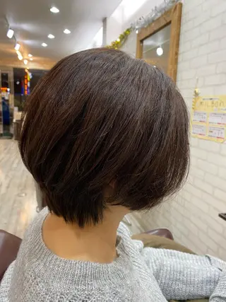 ショート 若山 敦のヘアスタイル