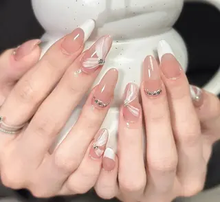 ネイル By moonネイル 🌷ワンホン/韓国風のネイルデザイン