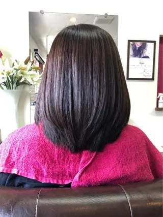 ミディアム 大島 智志のヘアスタイル