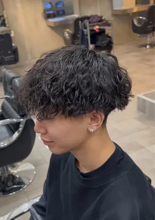 パーマ メンズ QOL円山 SHOTAのヘアスタイル