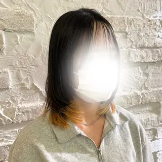 ミディアム ルプラボウ/豊川/ レイヤー/サクラのヘアスタイル