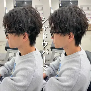ショート パーマ メンズ 亀井隆汰/メンズ専門 パーマ特化美容師のヘアスタイル