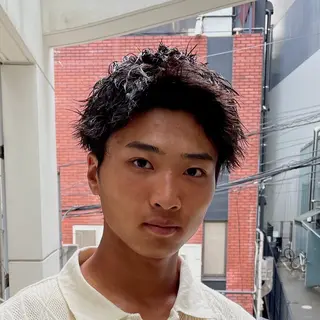 メンズ 表参道/スパイキー ショート/SOTAのヘアスタイル