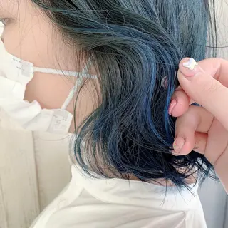 ミディアム カラー 韓国ヘア🇰🇷🎀 YURIAのヘアスタイル