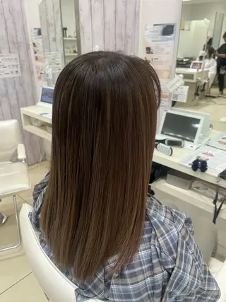 セミロング カラー 🤎ベージュカラー/ 髪質改善/山岸🤎のヘアスタイル