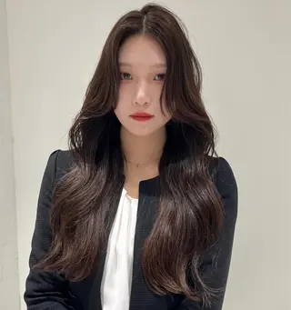 ロング カラー 阿部 瑠斗のヘアスタイル