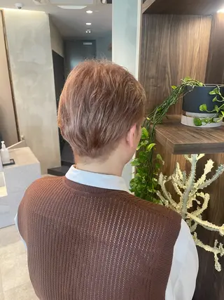 カラー メンズ ハイトーン/透明感 yuinaのヘアスタイル