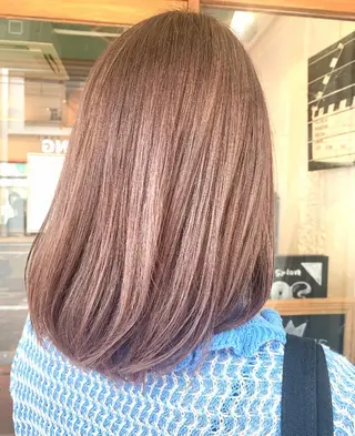 セミロング ゆうき あすかのヘアスタイル