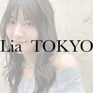 セミロング カラー ヘアアレンジ Lia TOKYO 門前仲町 徒歩4分のヘアスタイル