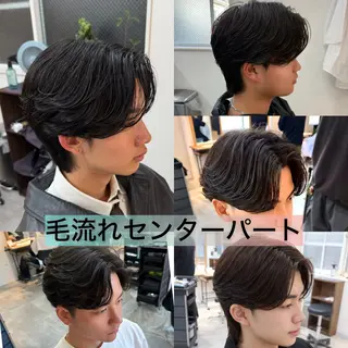 パーマ メンズ オシャレは髪型から/ 韓国ヘア特化/下田のヘアスタイル