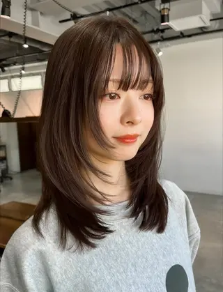 ミディアム 赤熊 咲良 🦔ྀིのヘアスタイル