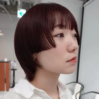 ショート カラー ヘアアレンジ 🌐サトウ リョウ🌐のヘアスタイル