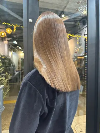 セミロング 小野田 航己のヘアスタイル