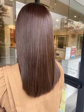 セミロング 小森 樹奈のヘアスタイル