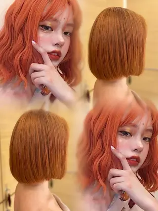 カラー ツヤ感カラー/韓国 カットkanna🖤のヘアスタイル