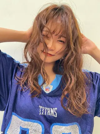 ロング パーマ 【お洒落パーマ】 Elme　肥塚康汰郎のヘアスタイル