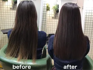 カラー 髪質改善＆縮毛矯正 三上大地のヘアスタイル